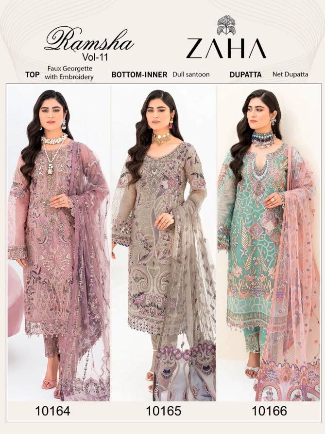 Ramsha Vol 11 By Zaha Pakistani Suits Catalog
